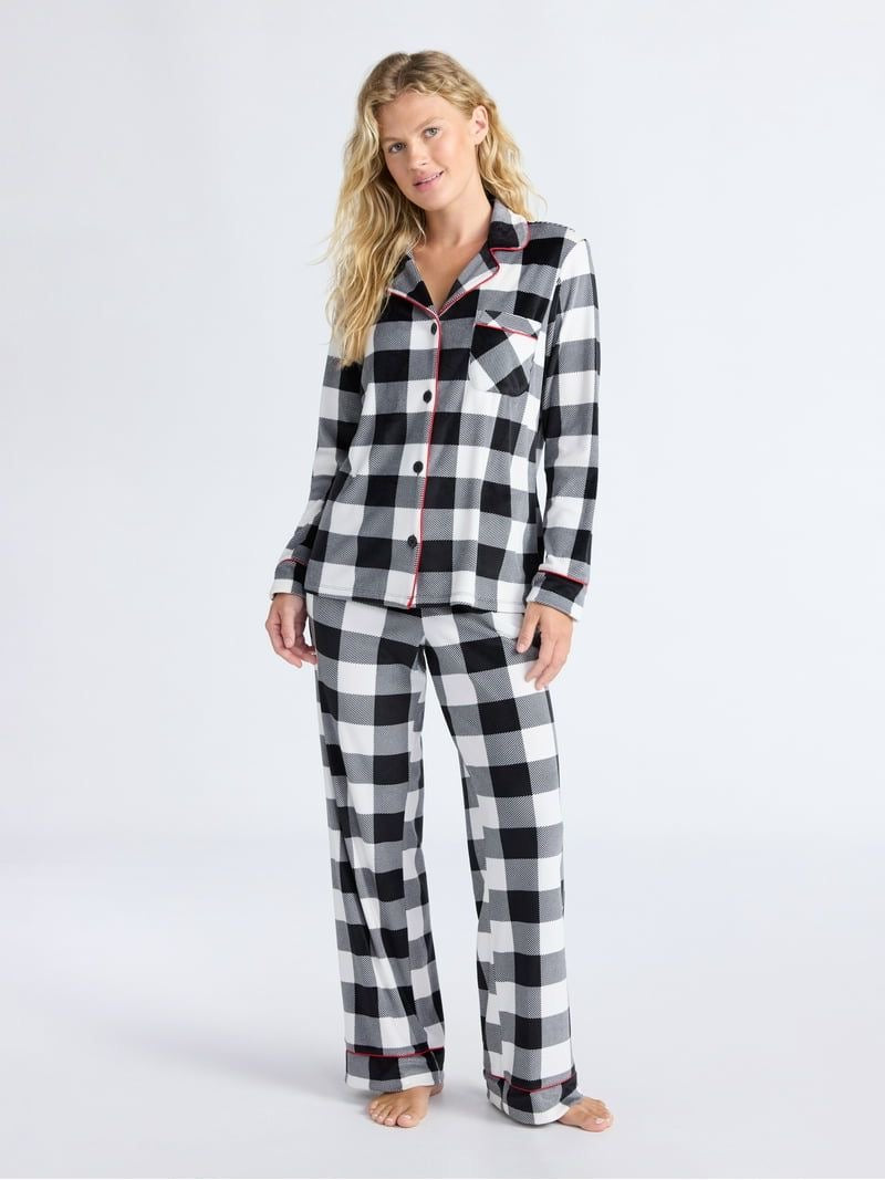 Wondershop Plaid Flannel Pj Set