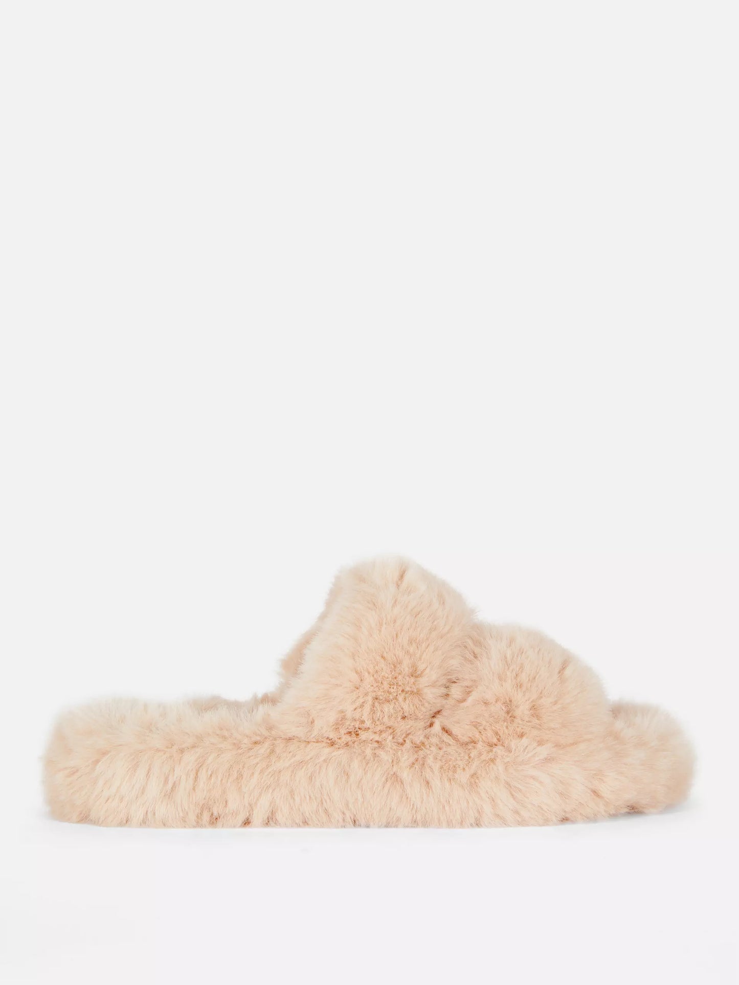 Primark Fluffy Double Strap Slippers