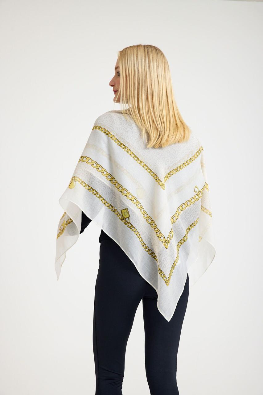 GUESS White Chain Scarf