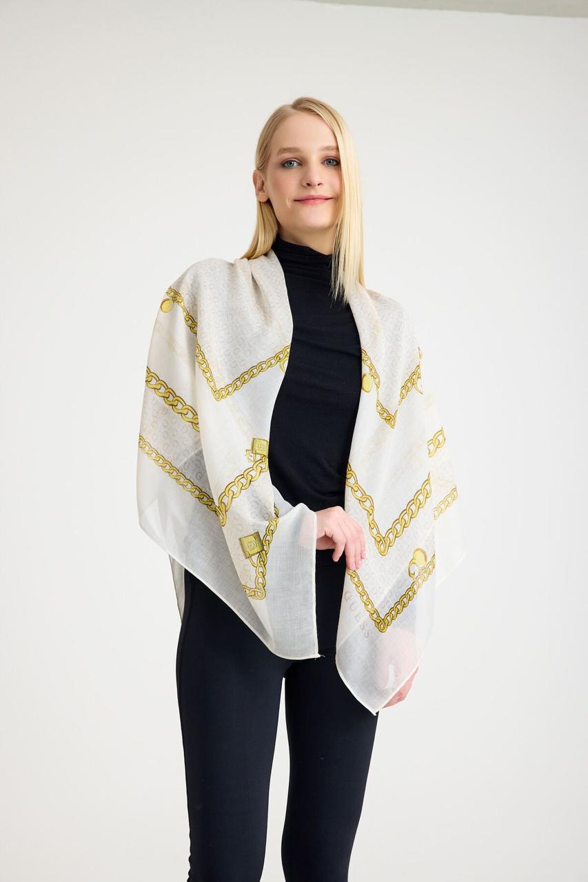 GUESS White Chain Scarf