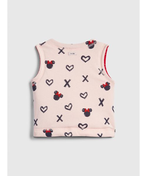 GAP Baby Mickey Pink/Red Reversible Vest