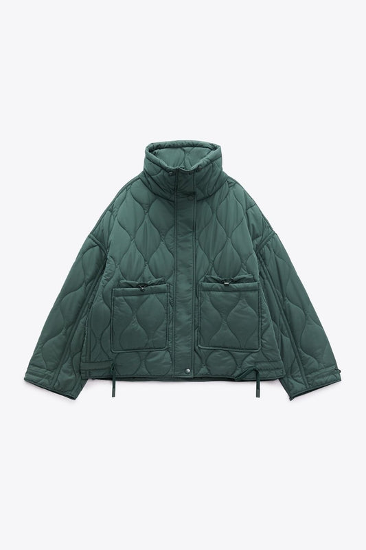 Zara Cotton Padded Puffer Jacket Lightweight