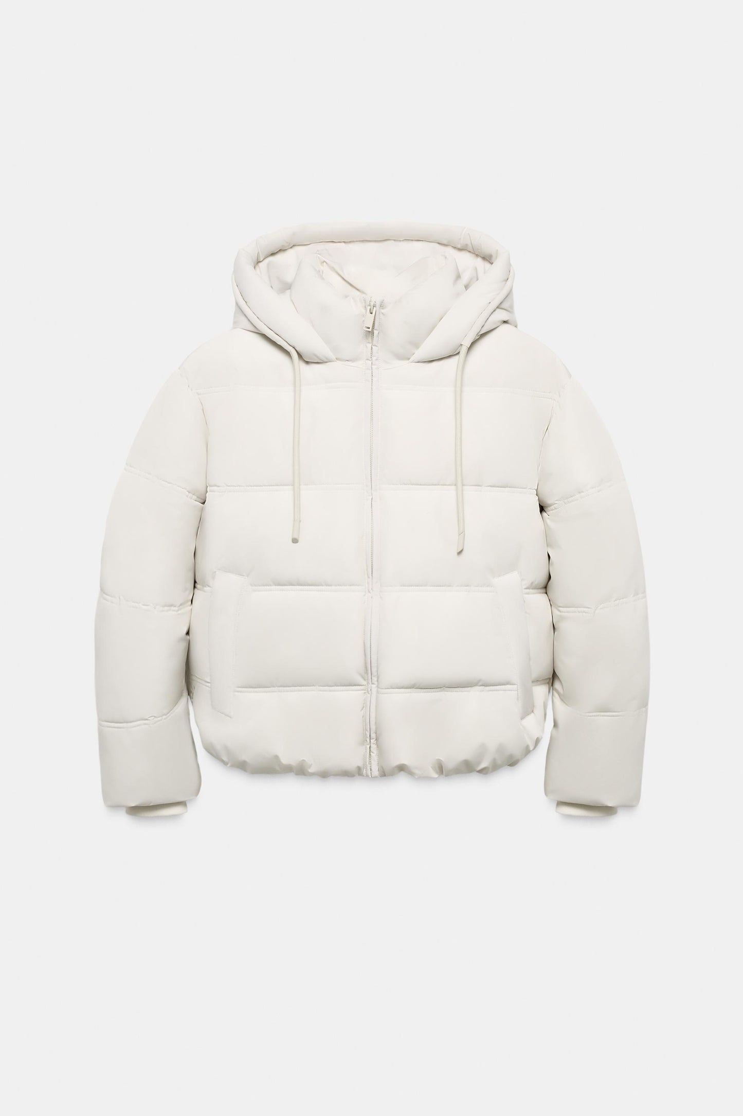 ZARA SHORT WATER-REPELLENT AND WINDPROOF HOODED ANORAK
