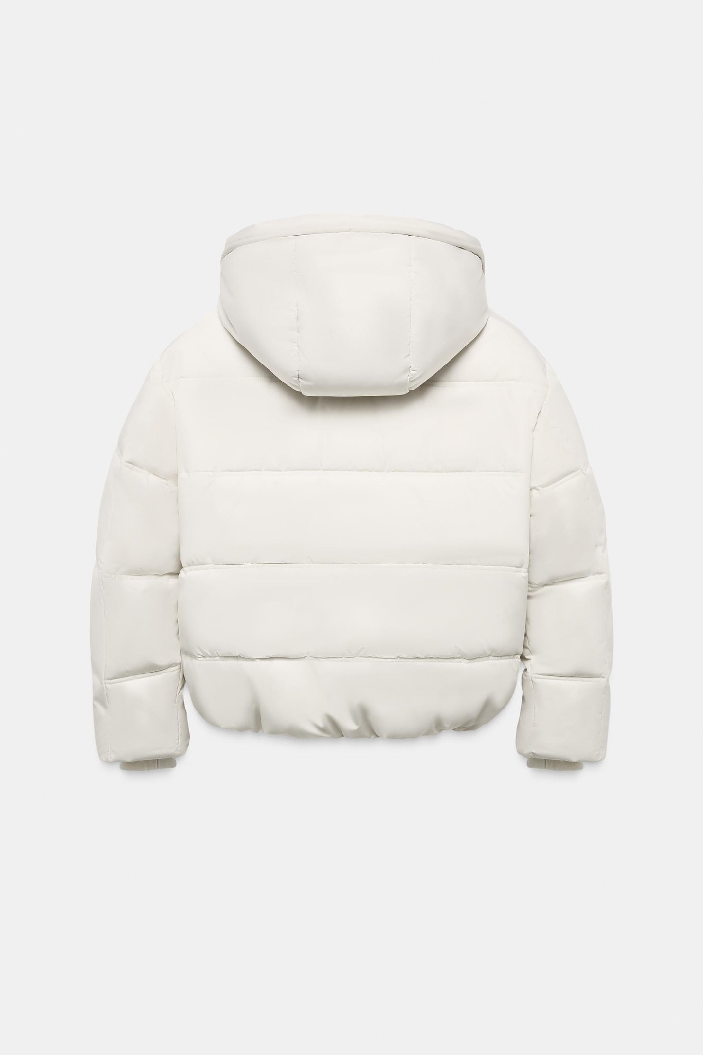 ZARA SHORT WATER-REPELLENT AND WINDPROOF HOODED ANORAK