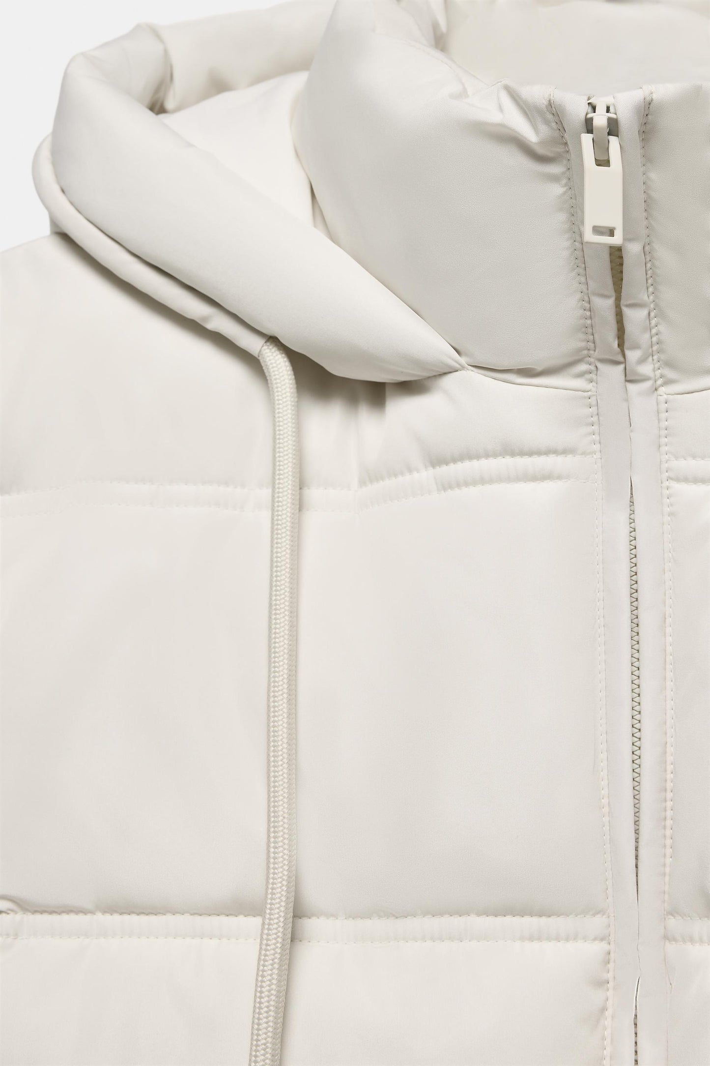 ZARA SHORT WATER-REPELLENT AND WINDPROOF HOODED ANORAK