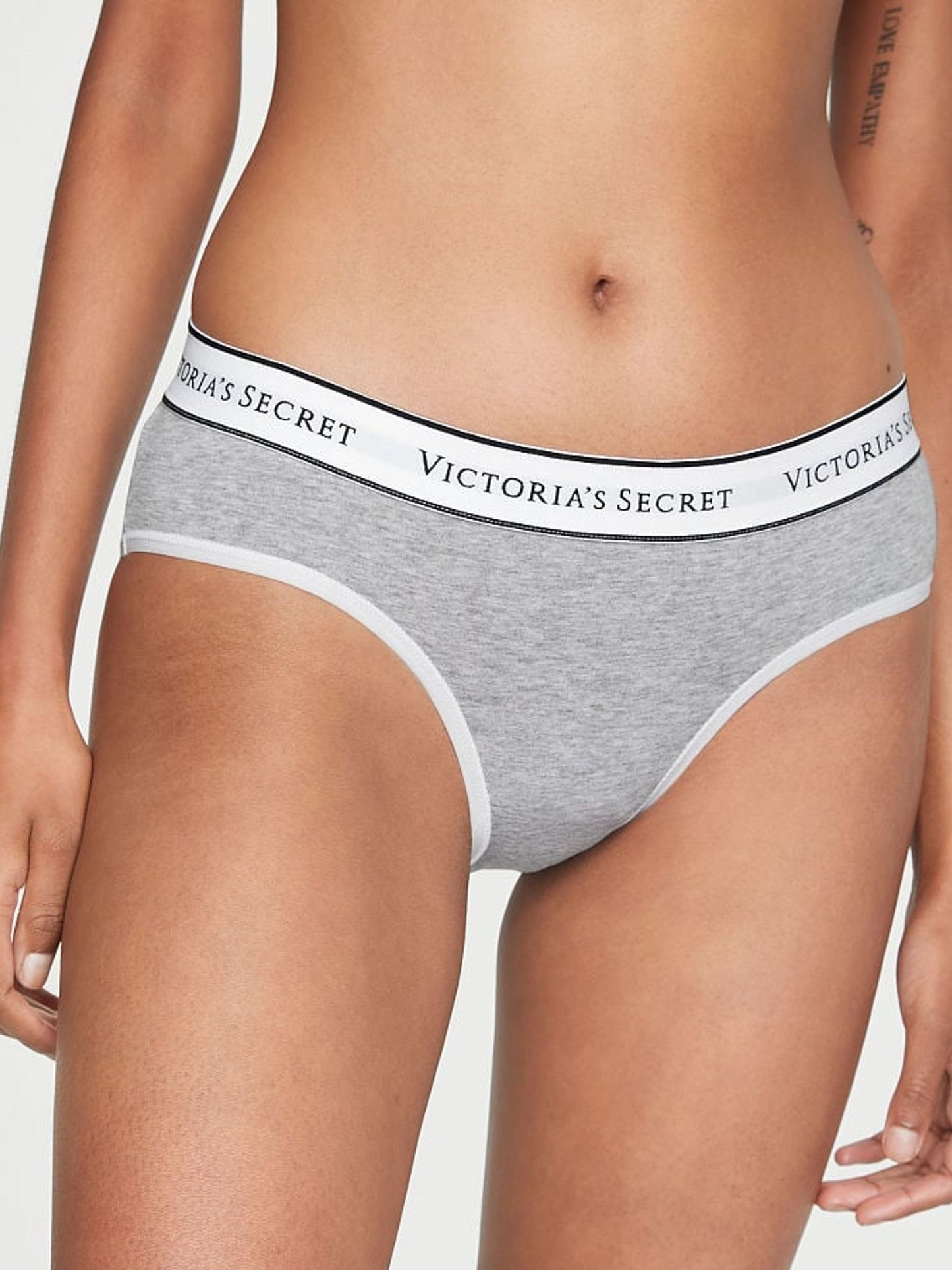 Victoria’s Secret Grey Logo Hiphugger Pantie