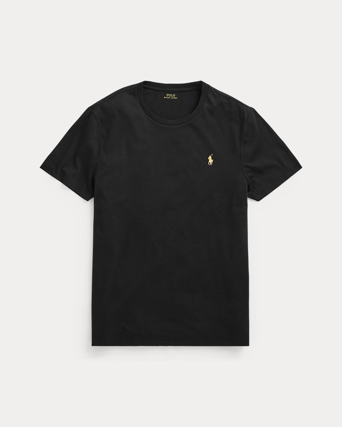 Polo Ralph Lauren Black Crewneck T-Shirt- Custom Slim Fit