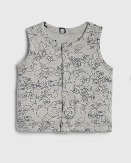 GAP Baby Grey Mickey Reversible Vest