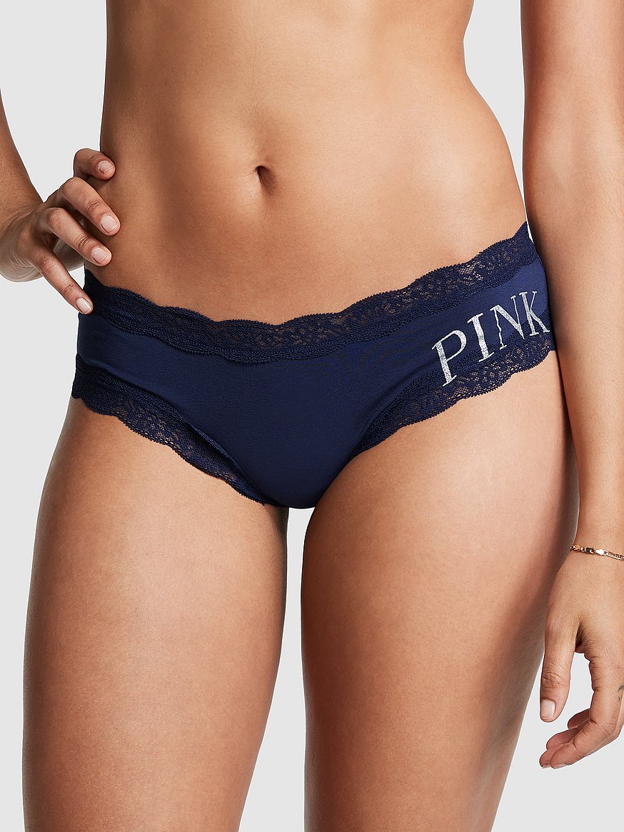 Victoria’s Secret PINK Lace Trim Cheekster Pantie