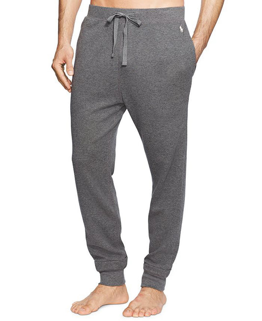 Polo Ralph Lauren Waffle-Knit Jogger Pants - Dark Grey