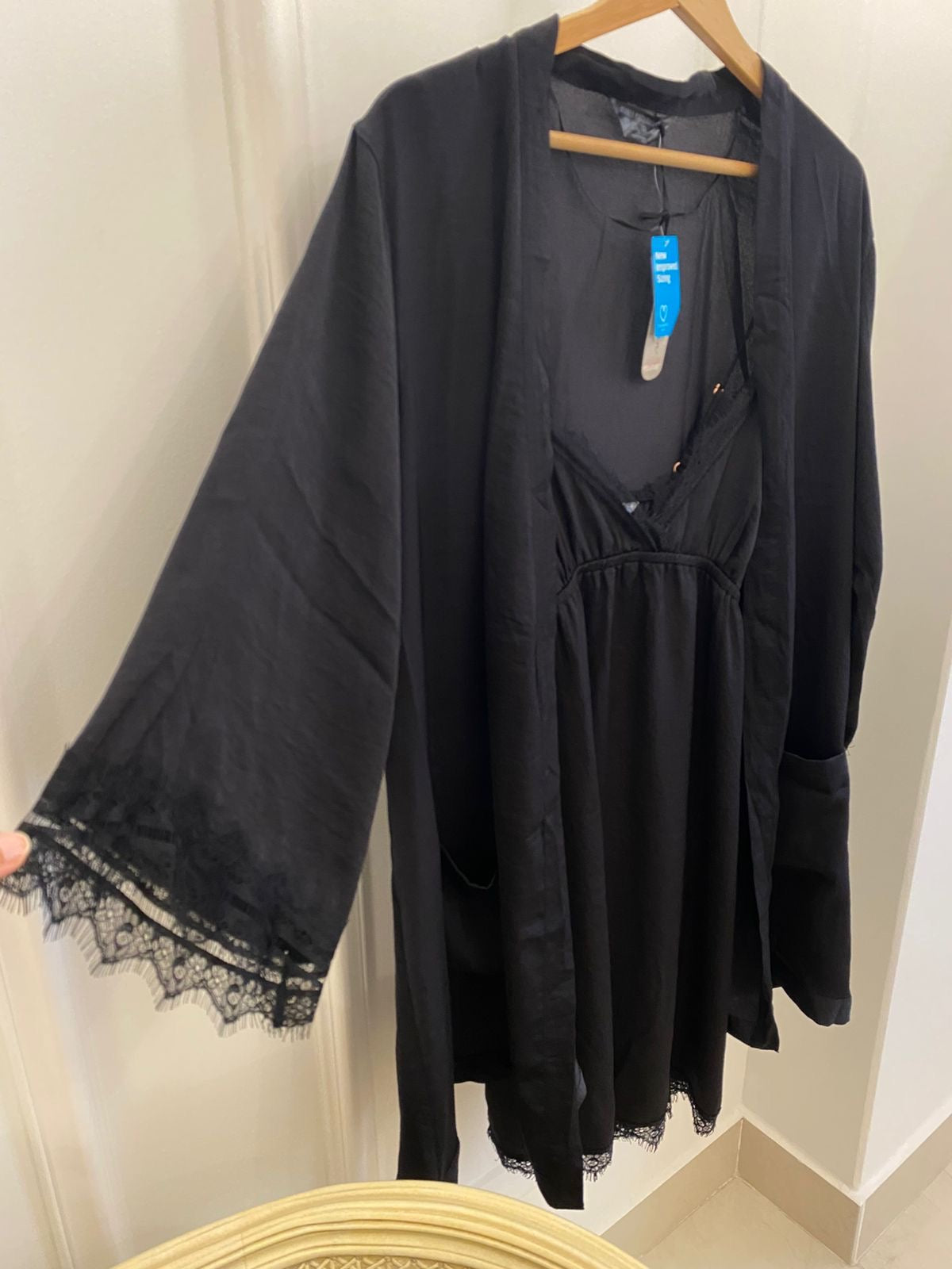 Primark Secret Possessions 2Pcs Black Sleep Set