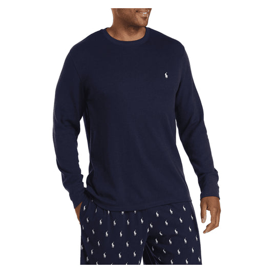 Polo Ralph Lauren Men's Navy Waffle-Knit Thermal