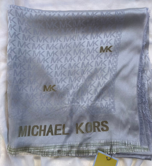 Michael Kors Grey Logo Scarf