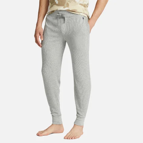 Polo Ralph Lauren Waffle Cotton Joggers - Light Grey