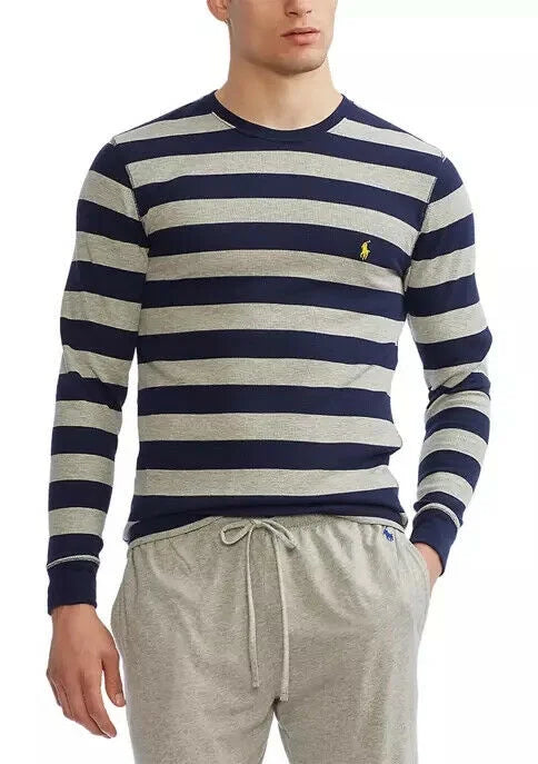 Polo Ralph Lauren Men's Striped Long-Sleeve Sleep Top