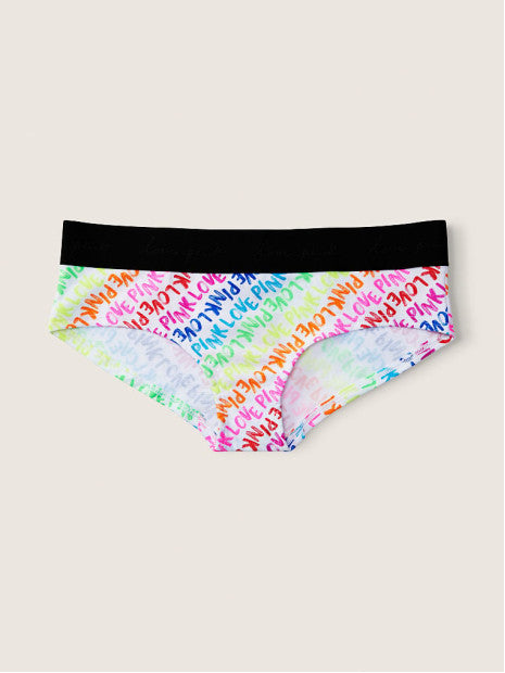 Victoria's Secret PINK  Rainbow Logo Hipster Pantie