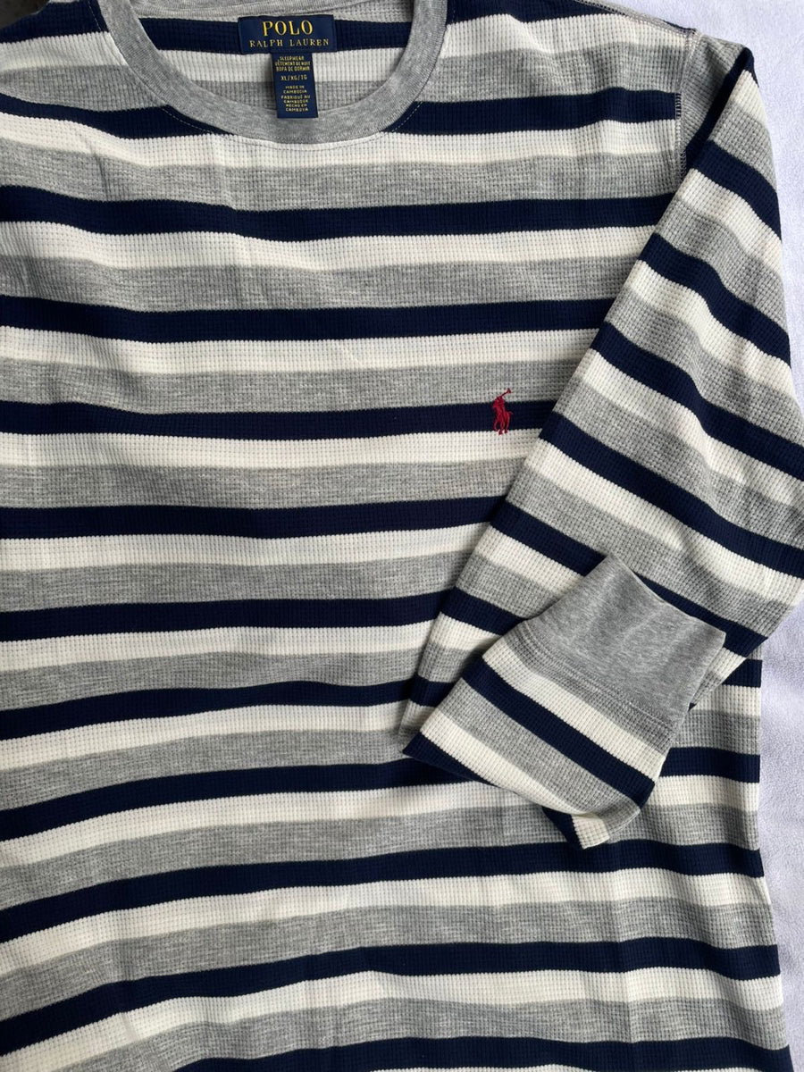 Polo Ralph Lauren Men's Striped Long-Sleeve Sleep Top
