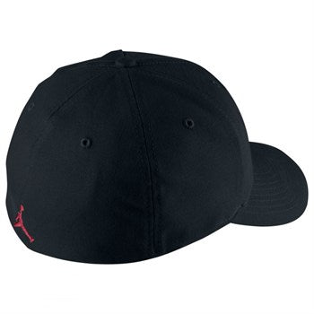 NIKE AIR JORDAN Classic Red Logo  black cap