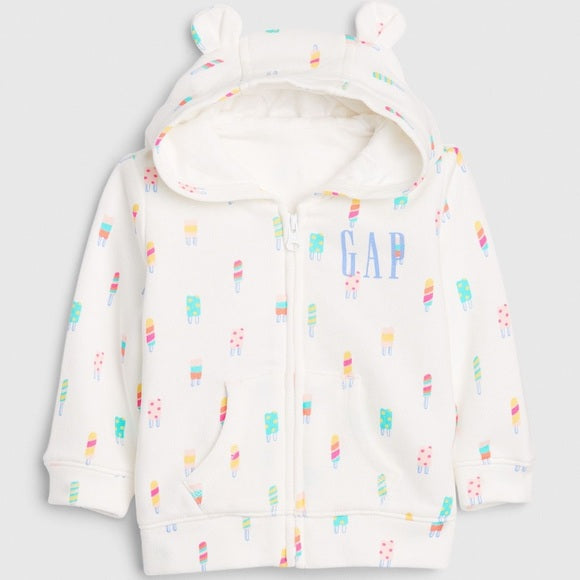 GAP Baby Cotton Sherpa Hoodie