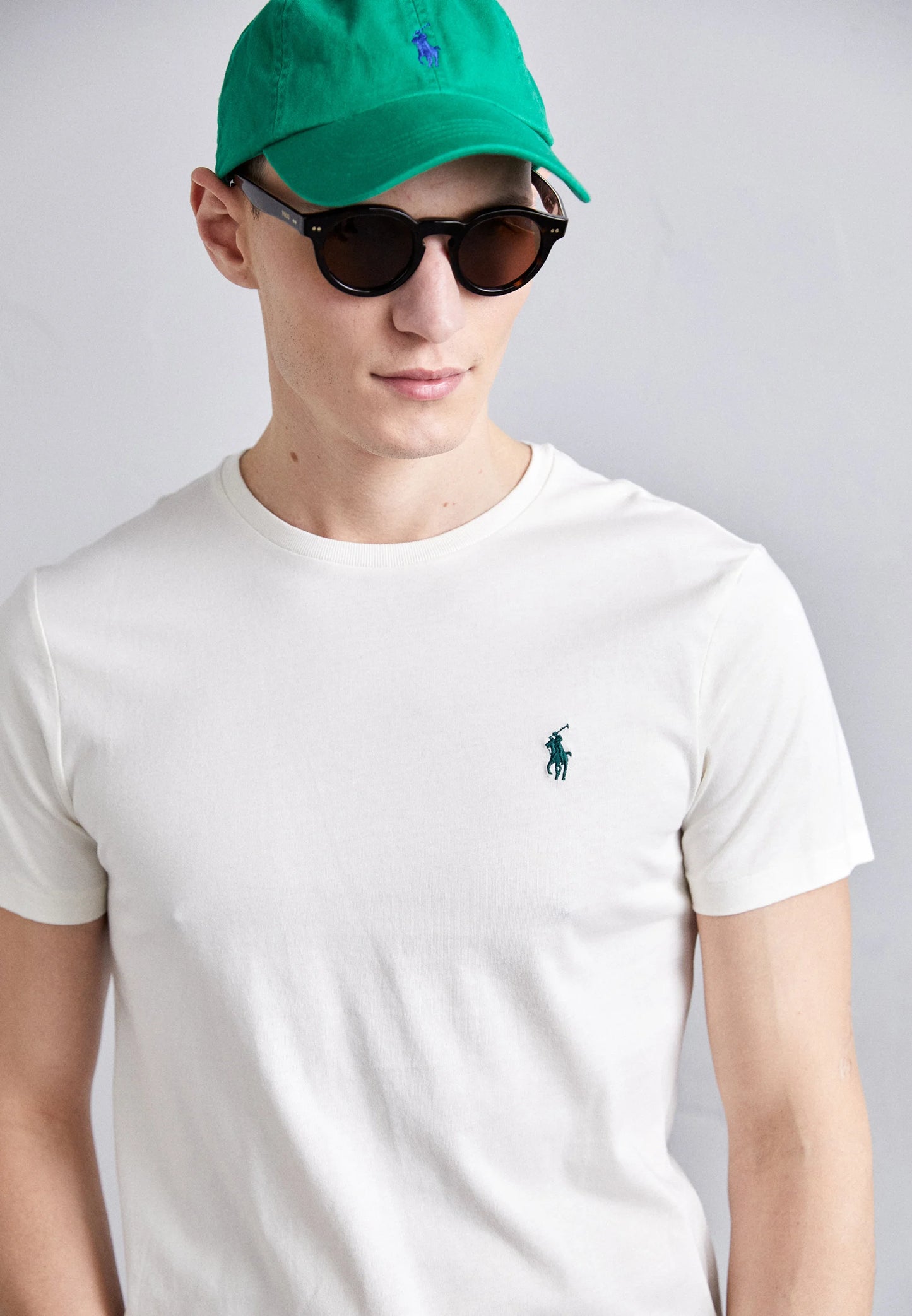 Polo Ralph Lauren cream Crewneck T-Shirt- Classic Fit