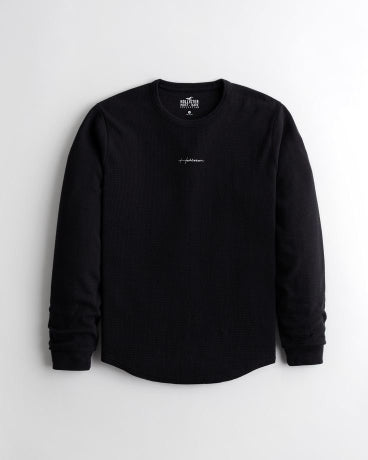 Hollister Long-Sleeve Thermal Crew T-Shirt