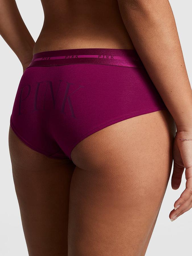 Victoria’s Secret PINK Maroon Logo Hipster Pantie