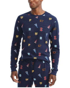 Polo Ralph Lauren Men's Pep Rally Long-Sleeve Sleep Pjs