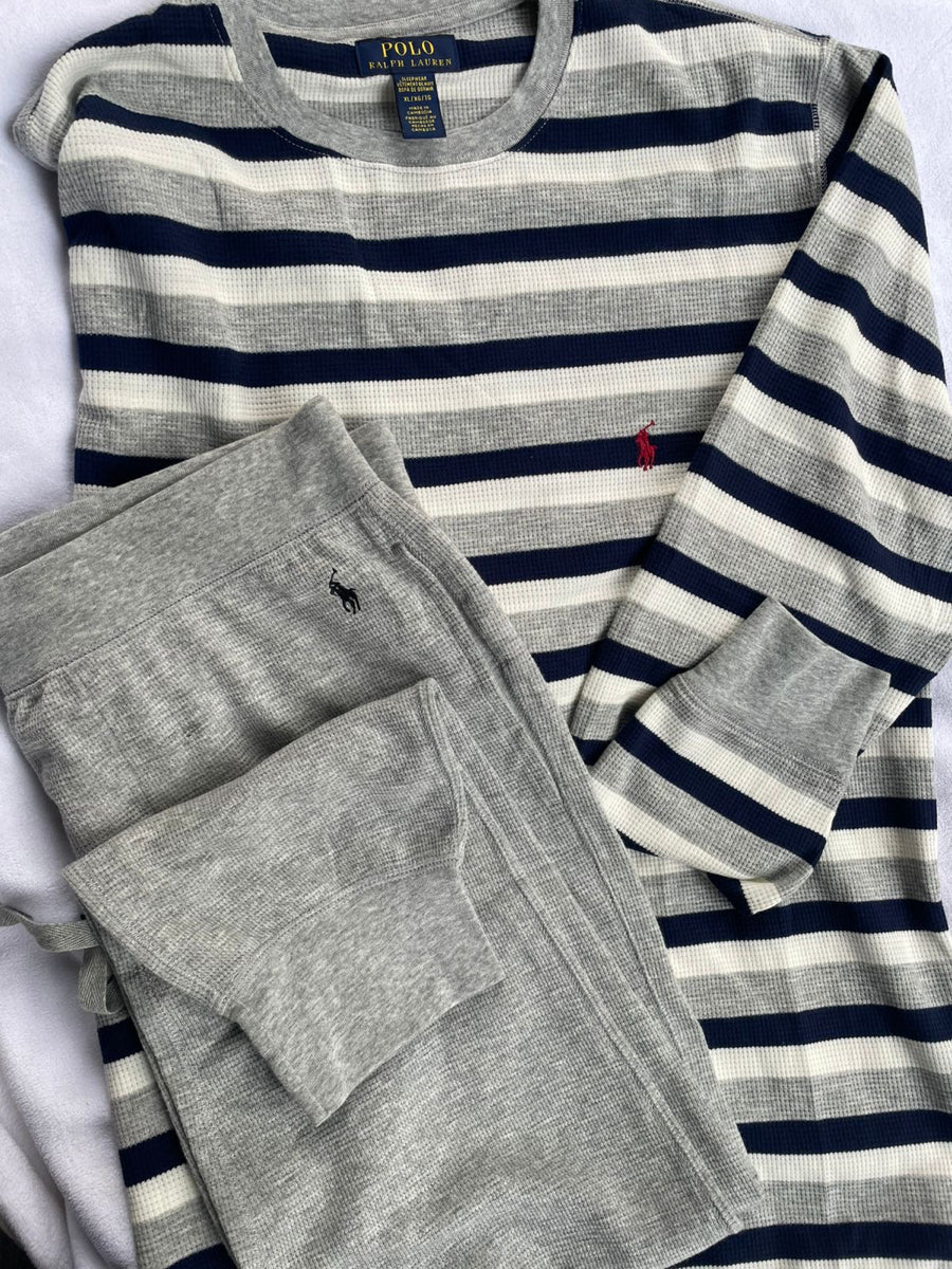 Polo Ralph Lauren Men's Striped Long-Sleeve Sleep Top