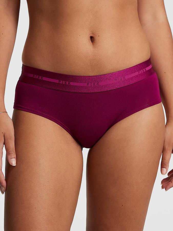 Victoria’s Secret PINK Maroon Logo Hipster Pantie