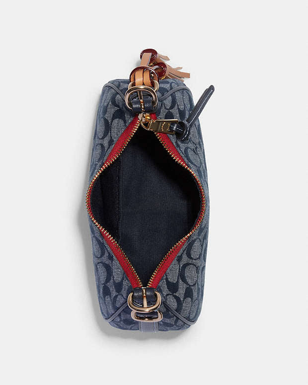 Coach Kleo Hobo In Signature Chambray Bag