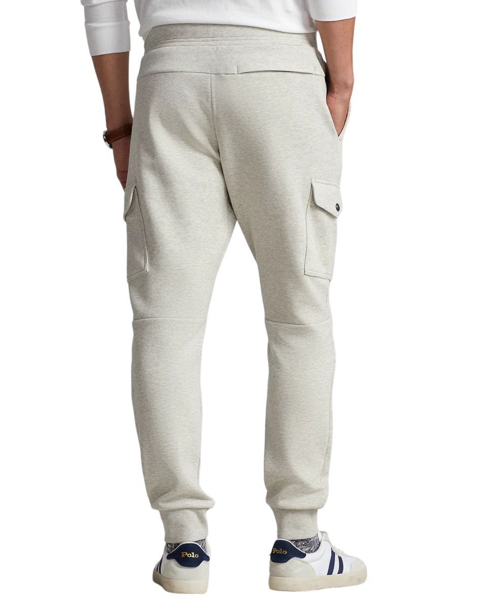 Polo Ralph Lauren Men's Double-Knit Light Grey Cargo Jogger Pant