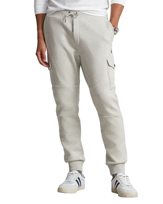 Polo Ralph Lauren Men's Double-Knit Light Grey Cargo Jogger Pant