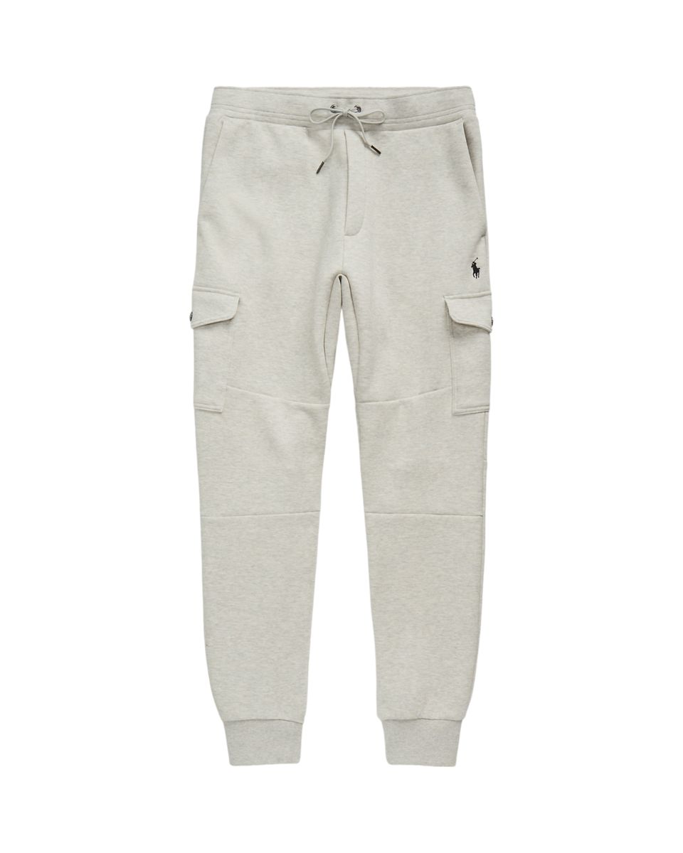 Polo Ralph Lauren Men's Double-Knit Light Grey Cargo Jogger Pant