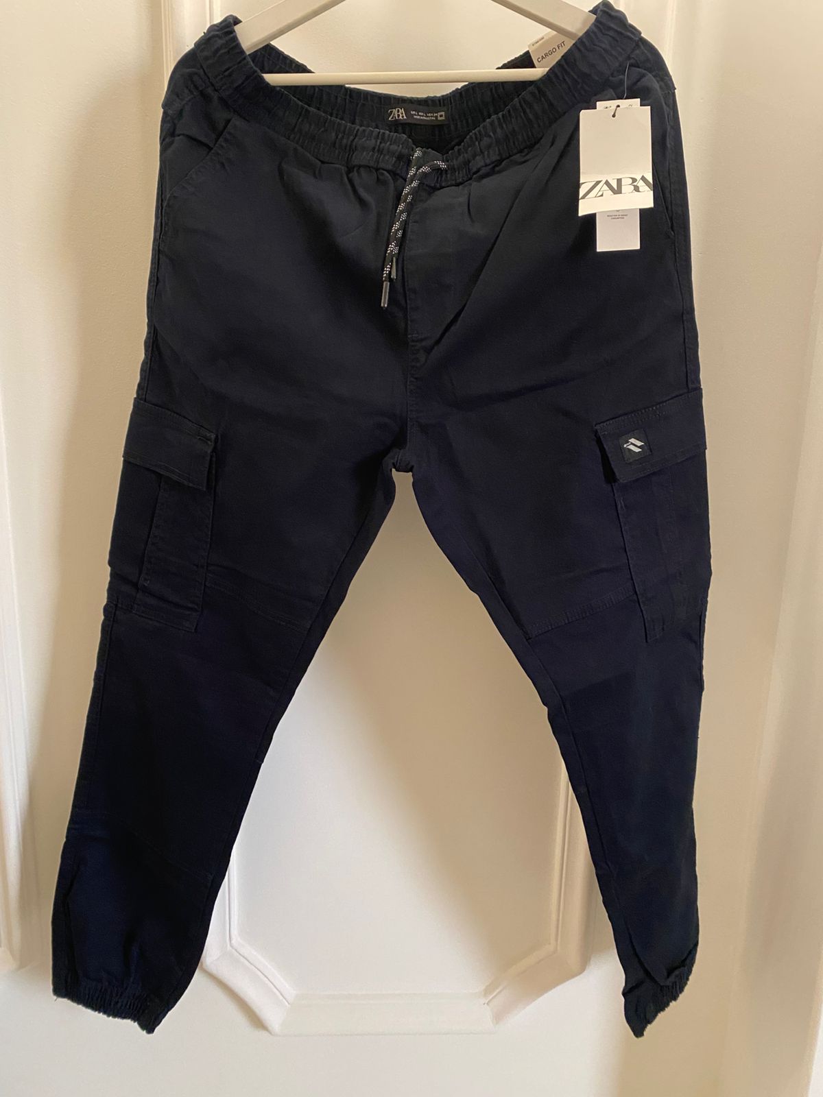 Zara Men Black Cargo Pants