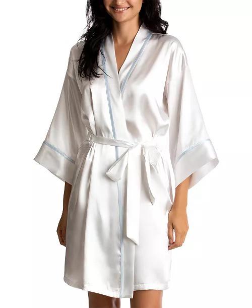 Linea Donatella MADE OF HONOR White Satin Robe
