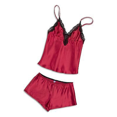 Lilac+London Satin Cami Shorts Sleep Set