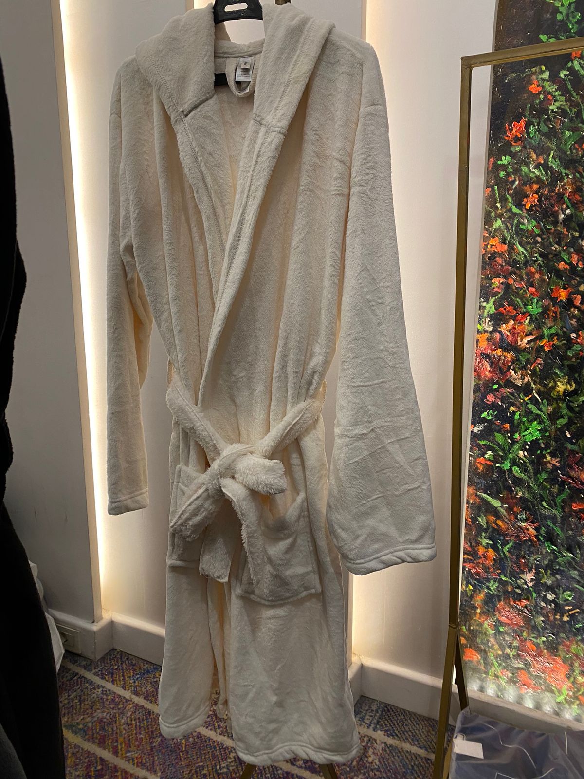 ADONNA Fluffy White Winter Robe