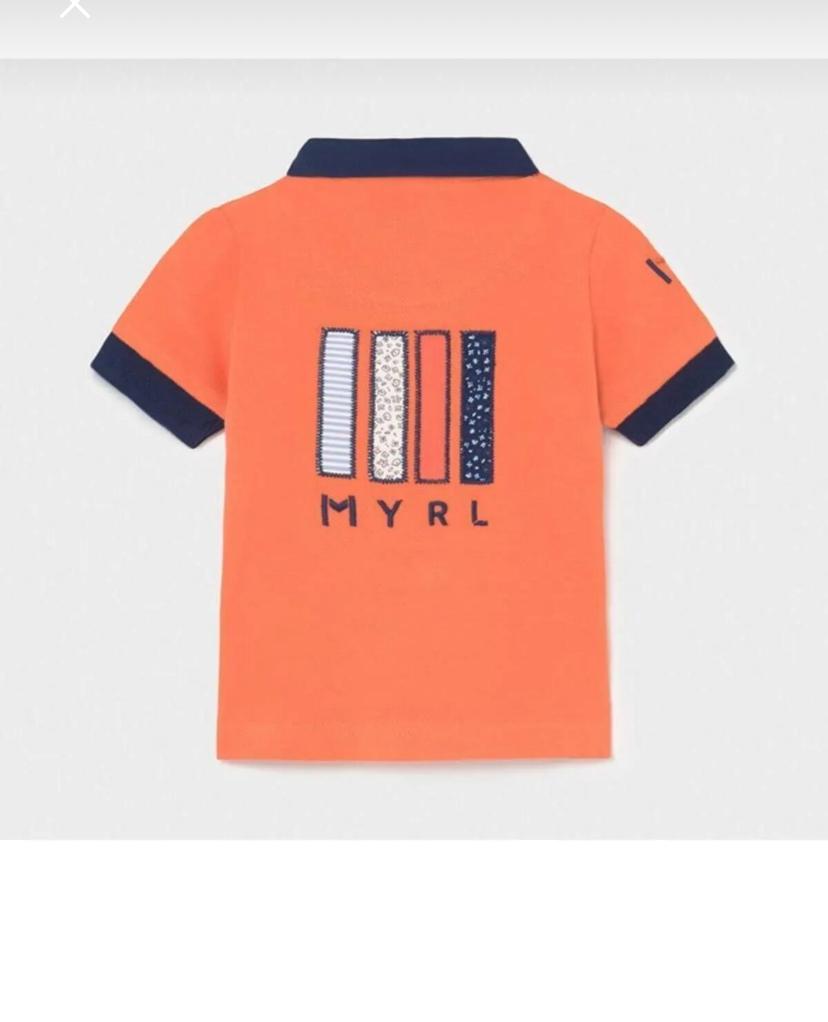 Mayoral  Orange Polo Shirt