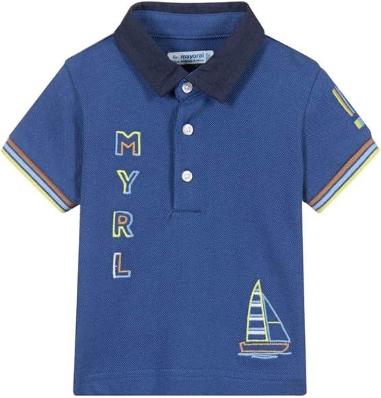 Mayoral Blue Polo T-Shirt
