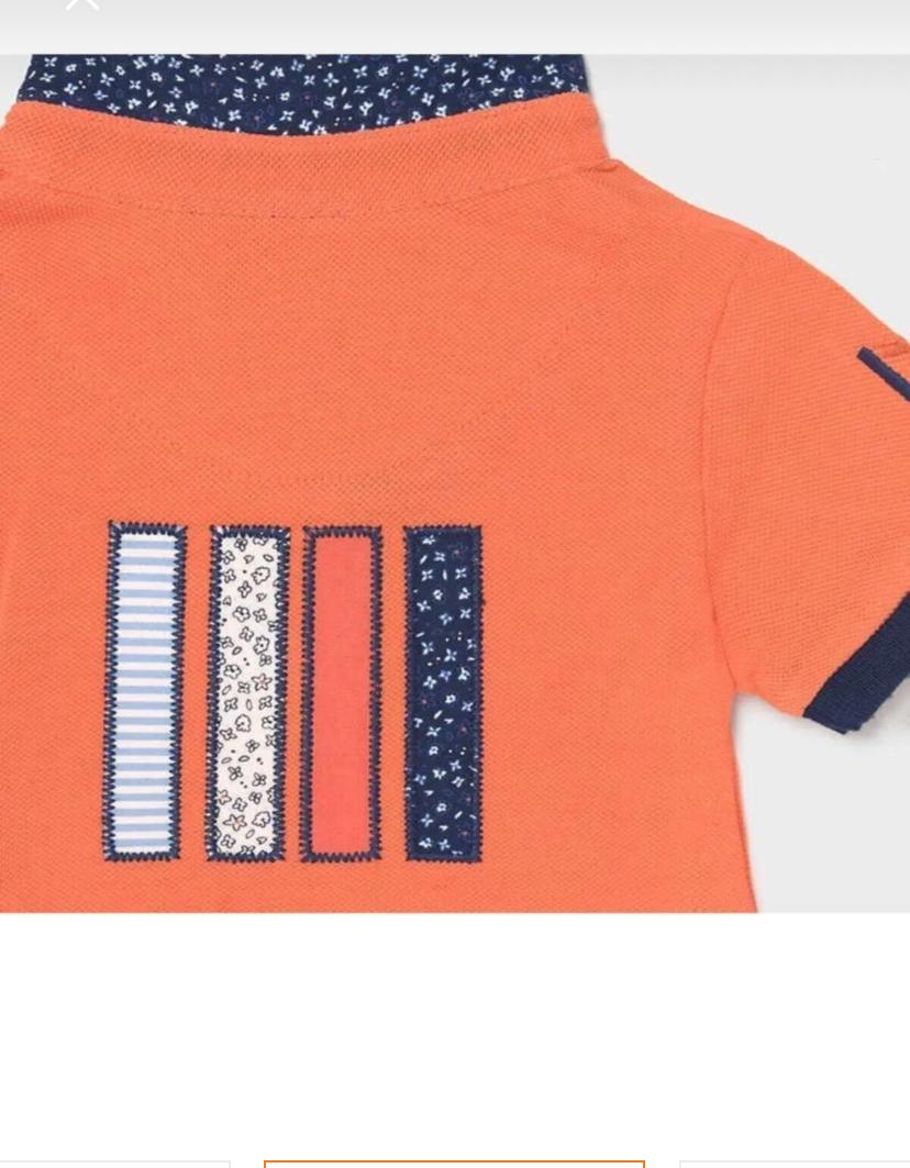 Mayoral  Orange Polo Shirt