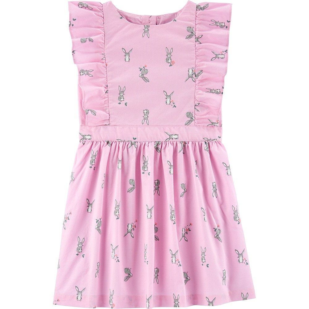 Carter’s Pink Bunny Flutter Dress
