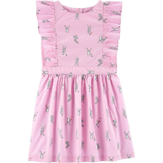 Carter’s Pink Bunny Flutter Dress