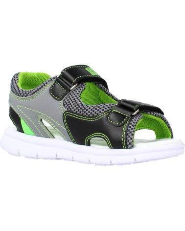 CHICCO Black/Green Sandals