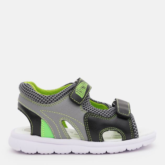 CHICCO Black/Green Sandals
