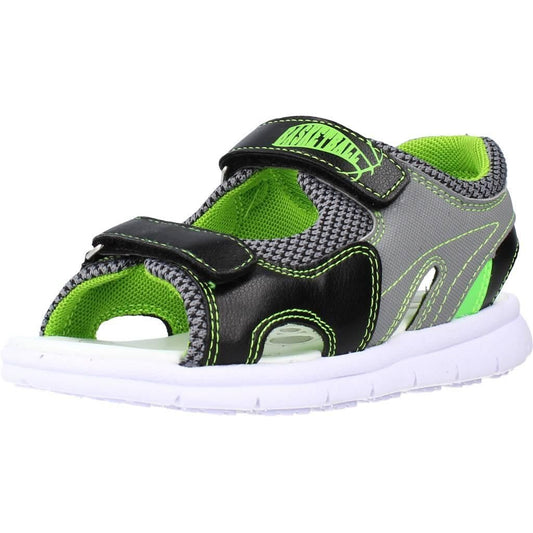 CHICCO Black/Green Sandals