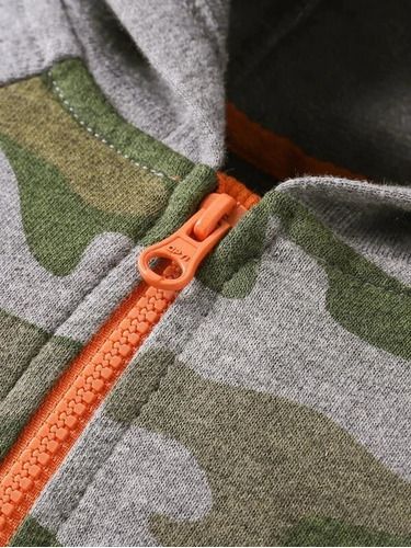 Carter’s Baby Boys 1-Pc. Camo-Print Cotton Coverall Set