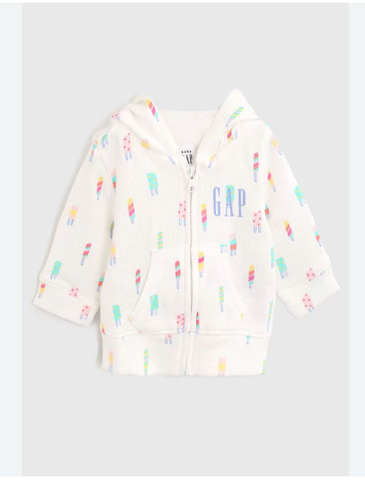 GAP Baby Cotton Sherpa Hoodie