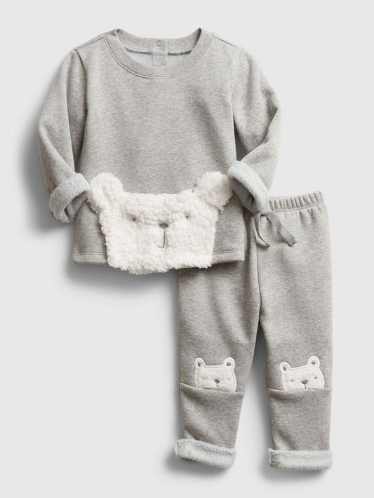 GAP Baby Grey Bear Matching Set