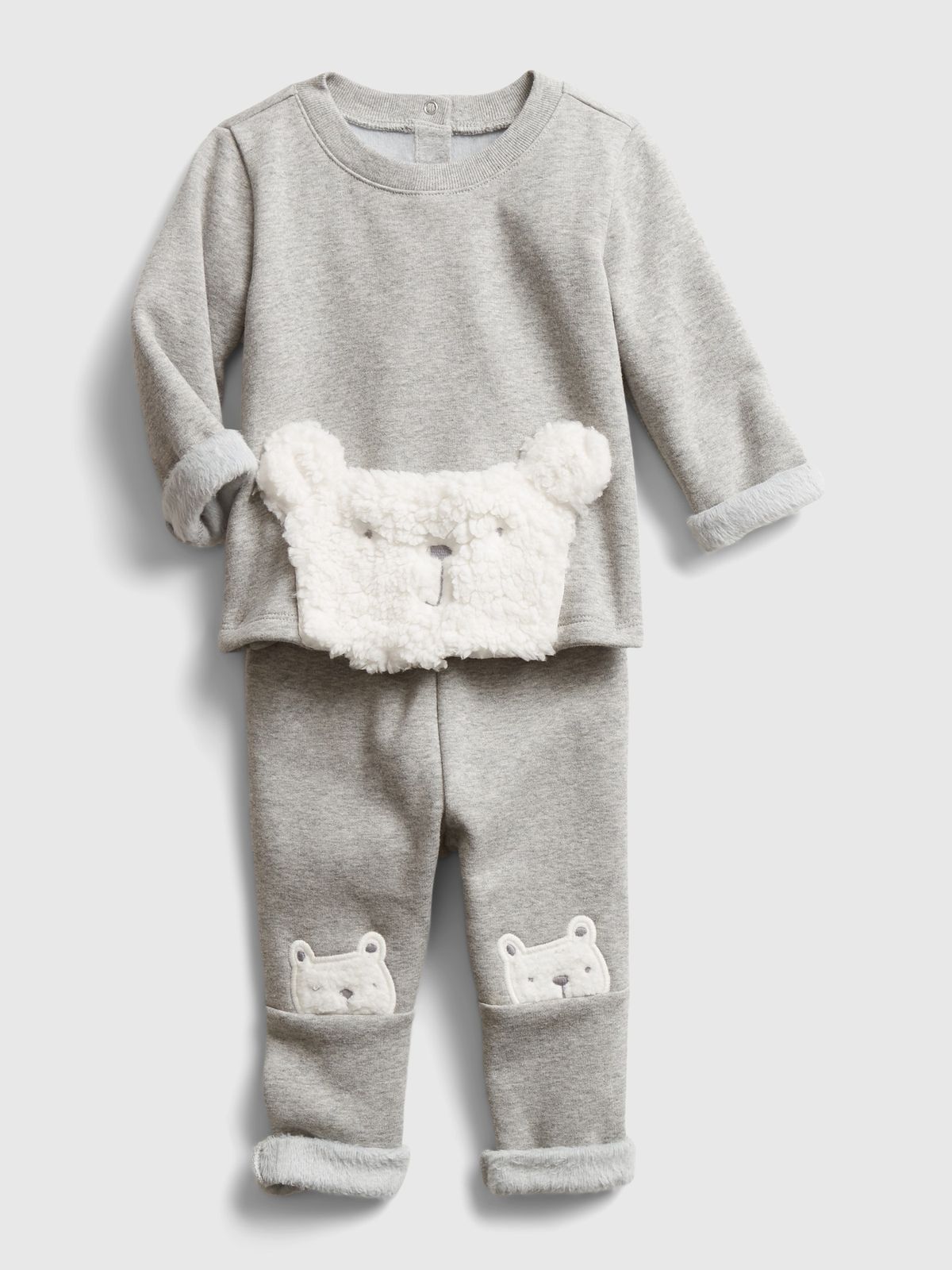 GAP Baby Grey Bear Matching Set