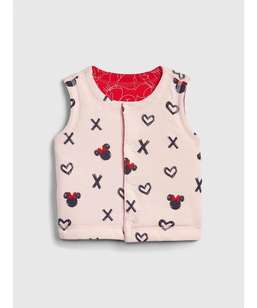 GAP Baby Mickey Pink/Red Reversible Vest